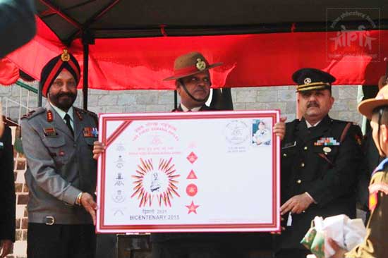 Army Postal Cover on Bicentenary of The First Gorkha Rifles