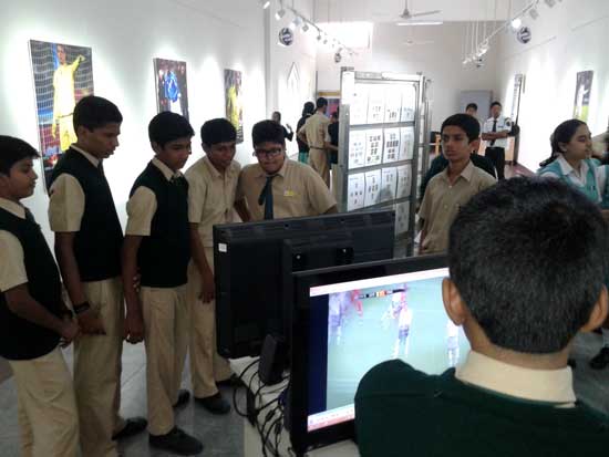 Philatelic Exhibition on Football at Bangalore