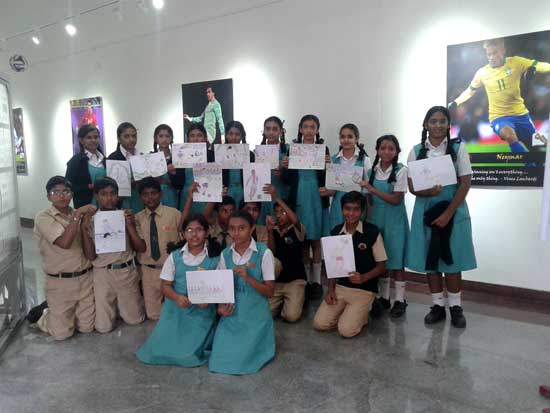 Philatelic Exhibition on Football at Bangalore