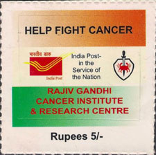 Cancer Seal of India issued by India Post
