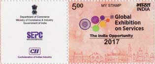 Global Exhibition on Services My Stamp Sheetlet