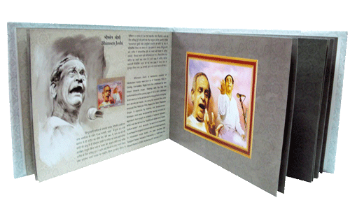Indian Musicians Stamps Booklet