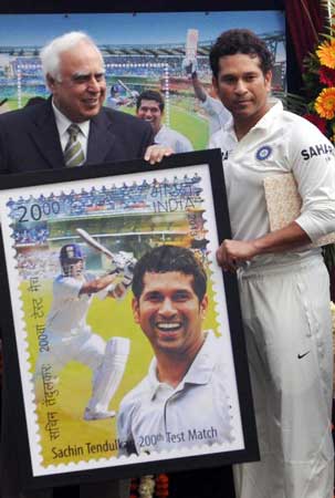 Sachin Tendulkar Stamp Release Function