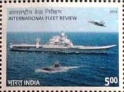 Stamp issued on International Fleet Review 2016