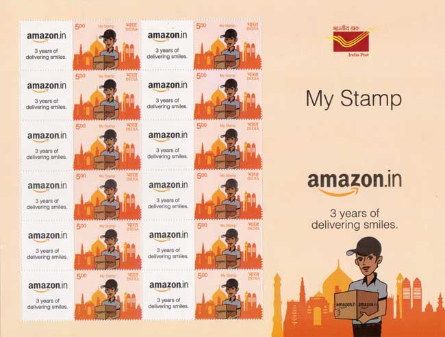 Customised My Stamp on Amazon India 