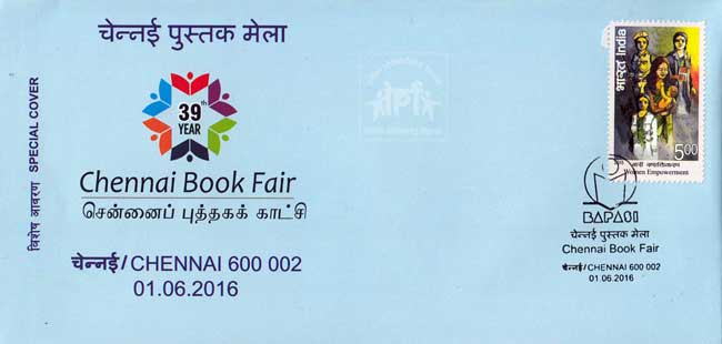 Special Cover on BAPASI Chennai Book Fair