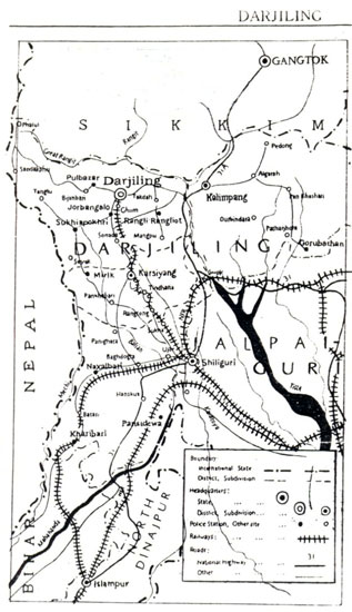 Darjeeling District Map