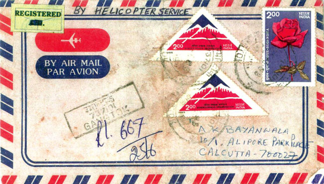 Helicopter Mail Cover