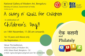 Philatelic Quiz and Story-telling event at Bengaluru